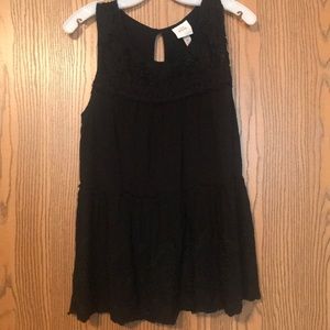 Black Flowy Tank 💋